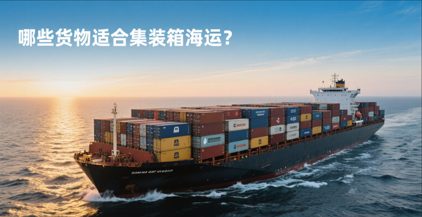哪些货物适合集装箱海运？